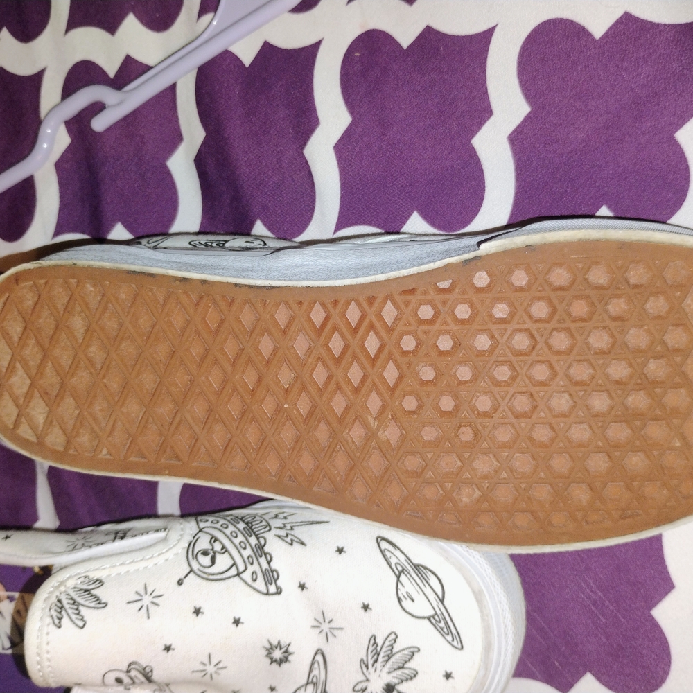 Vans White and Black Women's Shoes